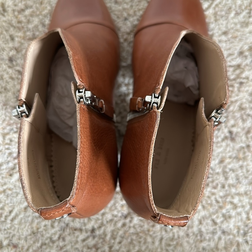 Rag & Bone Women’s Size 8.5 38.5 Margot Tan Leather Ankle Boot New in Box - Picture 5 of 5